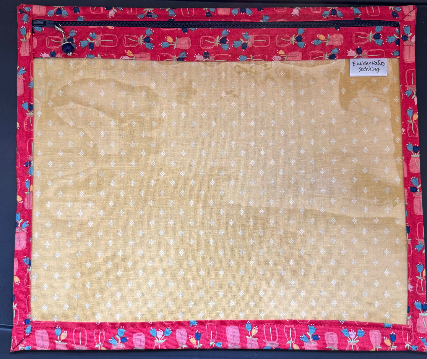 Vinyl Front Project Bag By Boulder Valley Stitching