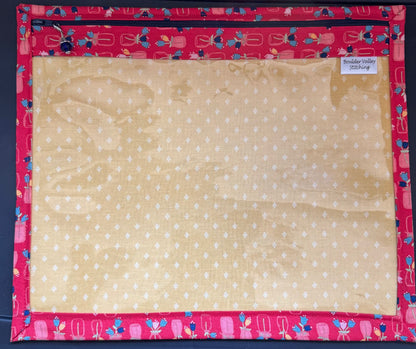 Vinyl Front Project Bag By Boulder Valley Stitching