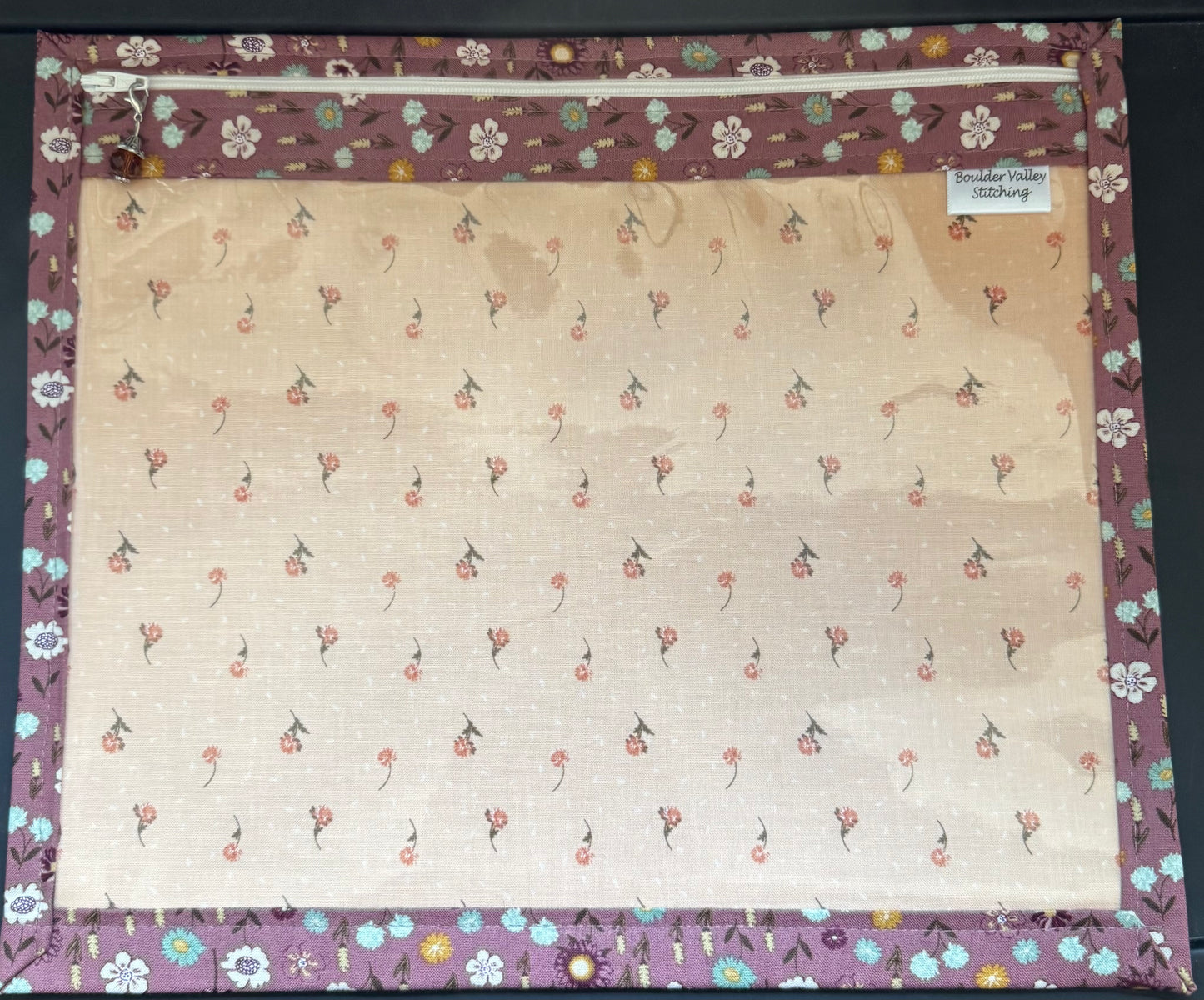 Vinyl Front Project Bag By Boulder Valley Stitching