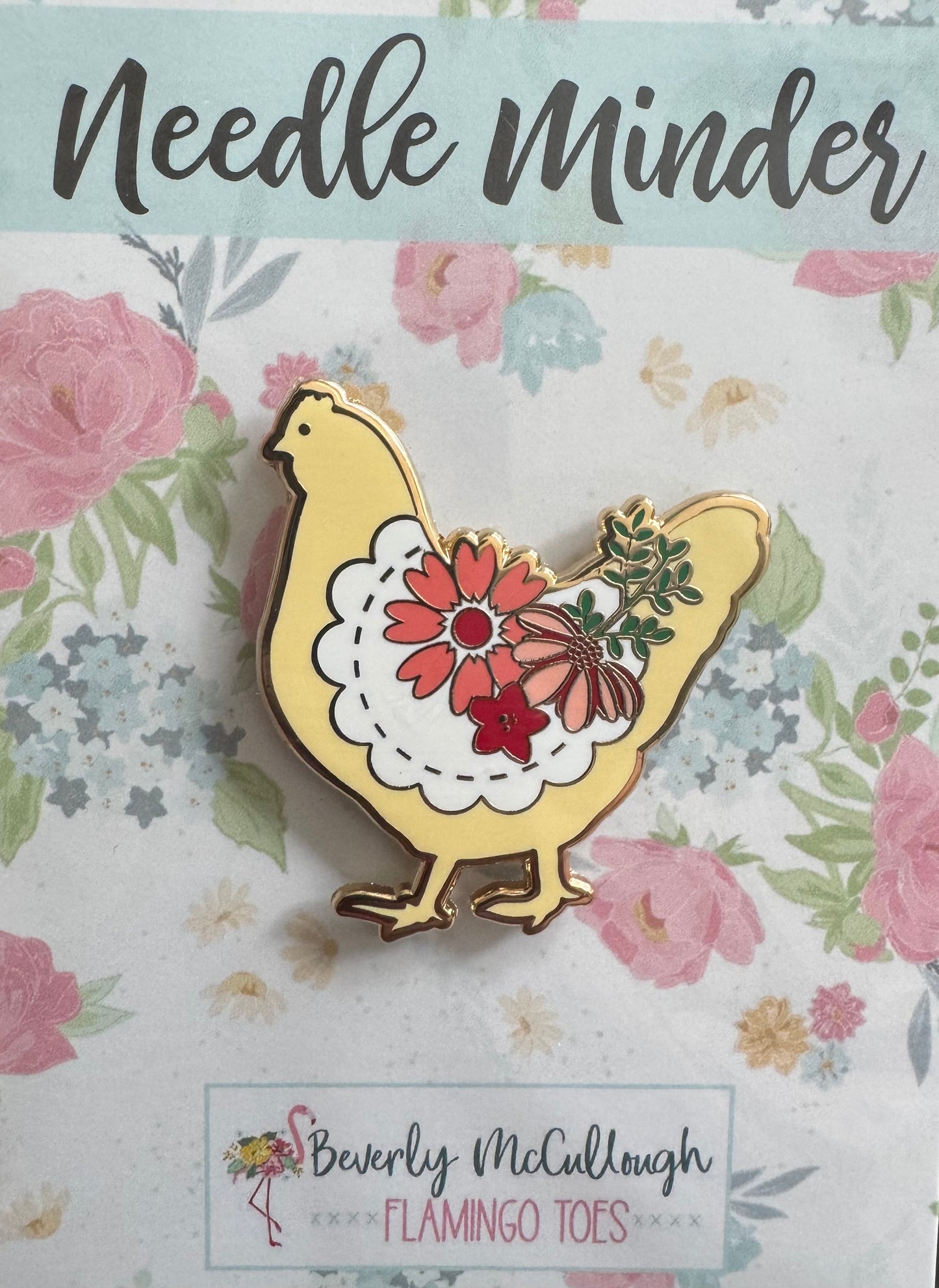 Flamingo Toes Needle Minders
