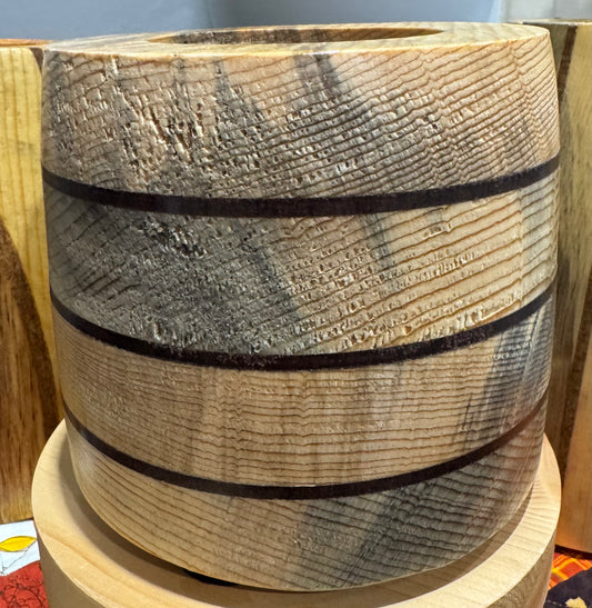 Handcrafted Wooden Catch All Vase #3