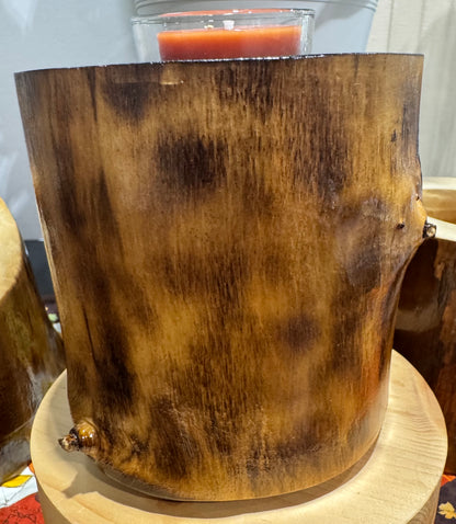 Handcrafted Wood Candle Wire #1