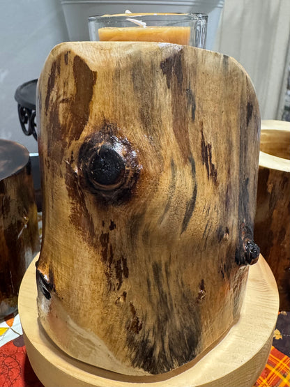 Handcrafted Wood Candle Wire #2