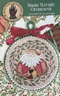 Santa Wreath Ornament