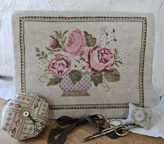 Peony Pocket; Samplers Not Forgotten