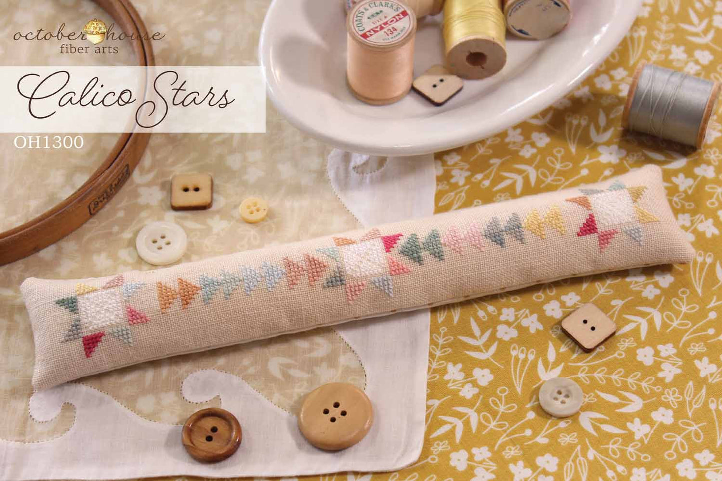 Calico Stars; October House Fiber Arts