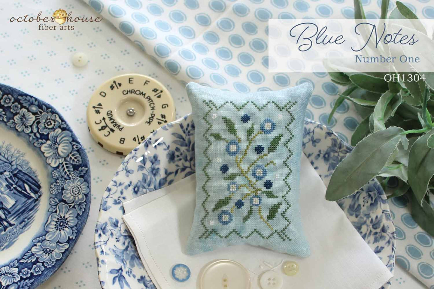 Blue Notes Number One; October House Fiber Arts