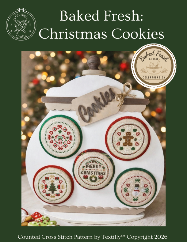 Baked Fresh: Christmas Cookies; Textilly Crafts