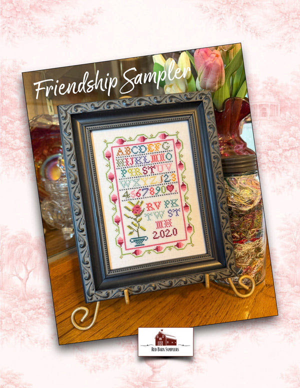 Friendship Sampler; Red Barn Samplers