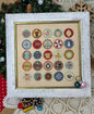 Christmas Dots - January; Jeannette Douglas Designs