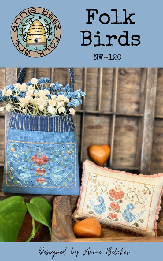 Folk Birds; Annie Beez Folk Art
