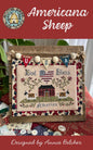 Americana Sheep; Annie Beez Folk Art