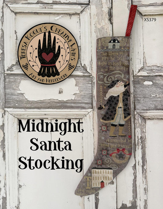Midnight Santa Stocking; Teresa Kogurt's Creative Whims
